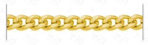 Gold Diamond-Cut Chain